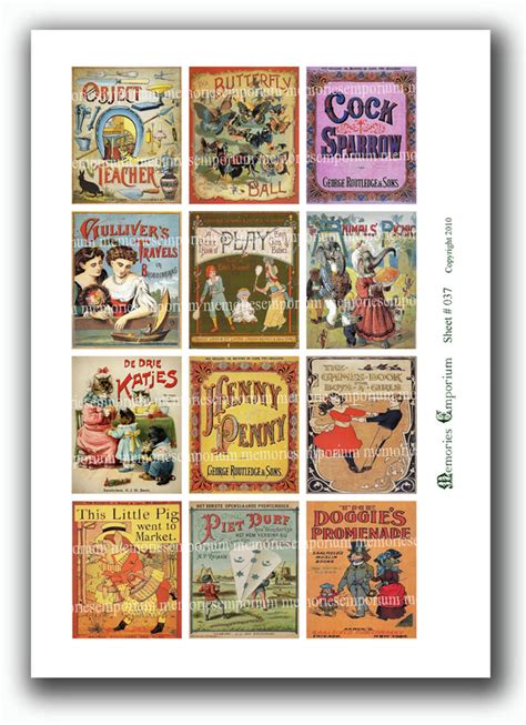 Childrens Story Book Covers Old Vintage Kids Picture - Etsy