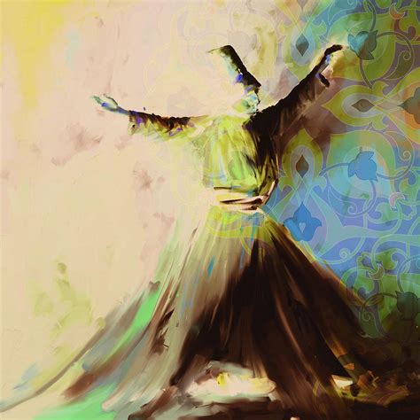 Painting 716 6 Sufi Whirl Ii Painting By Mawra Tahreem Pixels