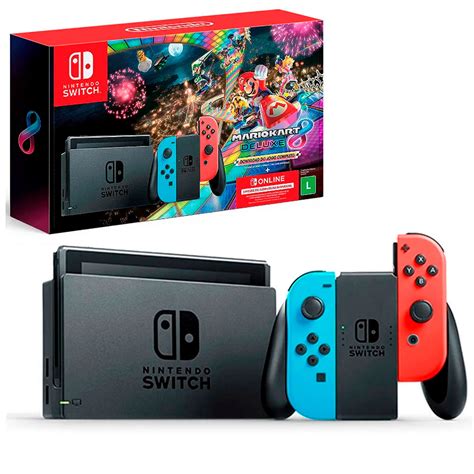 Seminovo Console Nintendo Switch V Neon Gb Desbloqueado C