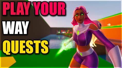 Finishing Play Your Way Quests Fortnite Live Youtube