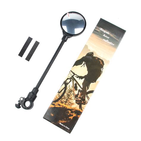 1pc Long Bicycle Rearview Handlebar Mirrors 360 For Mountain Road Bike