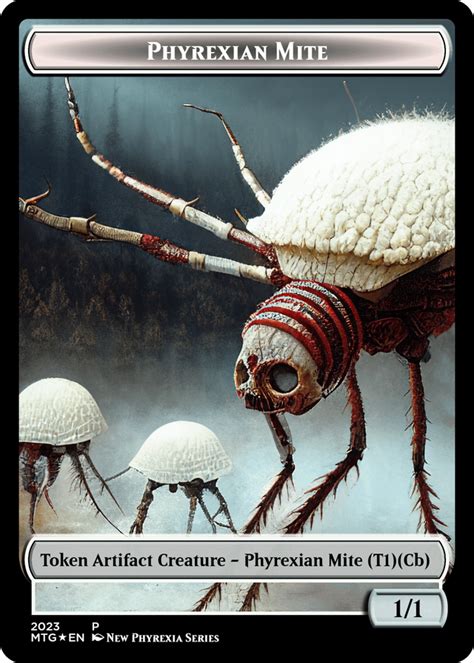 Phyrexian Mite Tokens Just Arrived Custom Art Rmtg