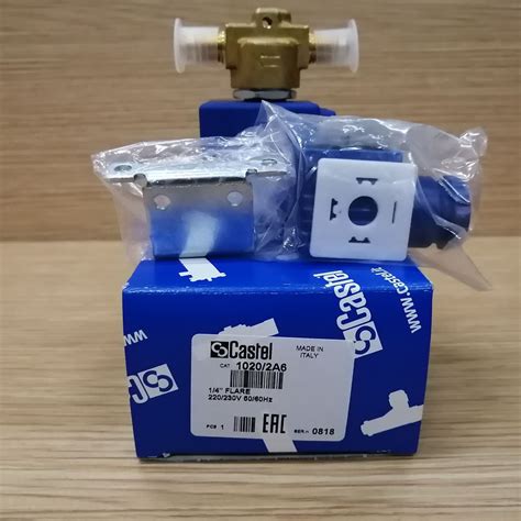 Jual SOLENOID VALVE CASTEL 1 4 1020 2A6 Shopee Indonesia