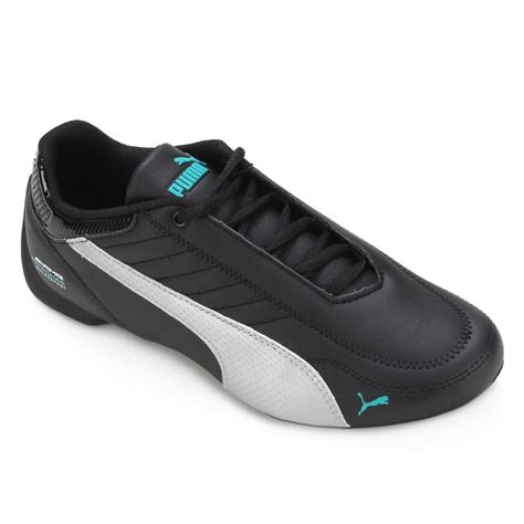 Tênis Puma Mercedes amg pm Future Kart Cat Masculino Preto Submarino