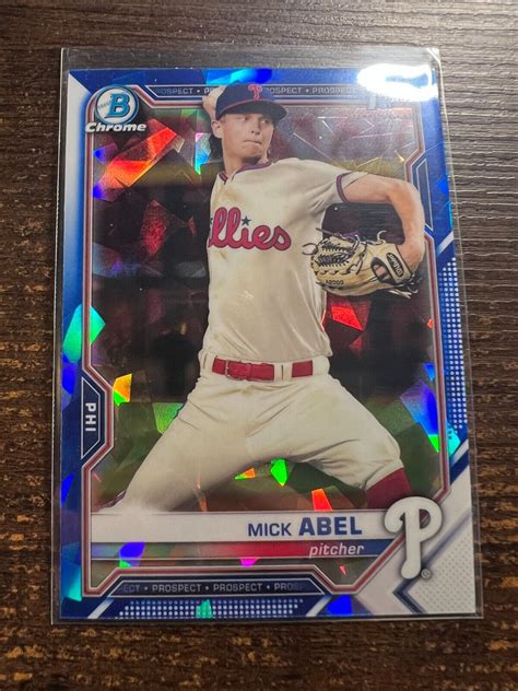 A131 944 2021 Bowman Chrome Sapphire Prospects BCP42 Mick Abel EBay