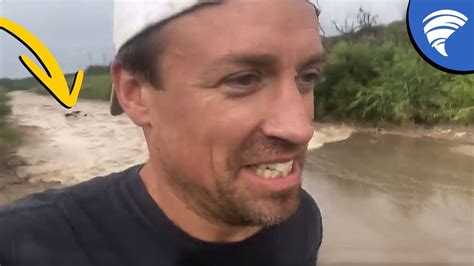 Flash Flood Intercept Running With The Front Wall In Tucson Arizona