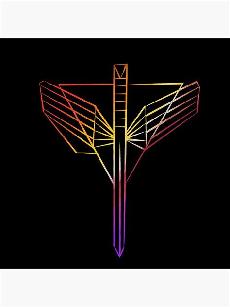 Wynonna Earp Lesbian Flag Angels Shield Symbol LGBTQ Black
