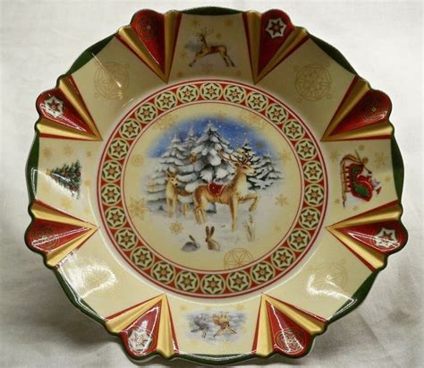 Villeroy And Boch Toys Fantasy Porcelain Holiday Christmas Plate Dish