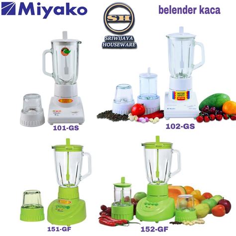 Jual MIYAKO BLENDER KACA 3 IN 1 BLENDER KACA 101 102 GS 151 152GF