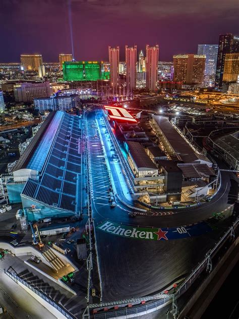 F1 2023 Las Vegas Grand Prix Strip Circuit Construction And