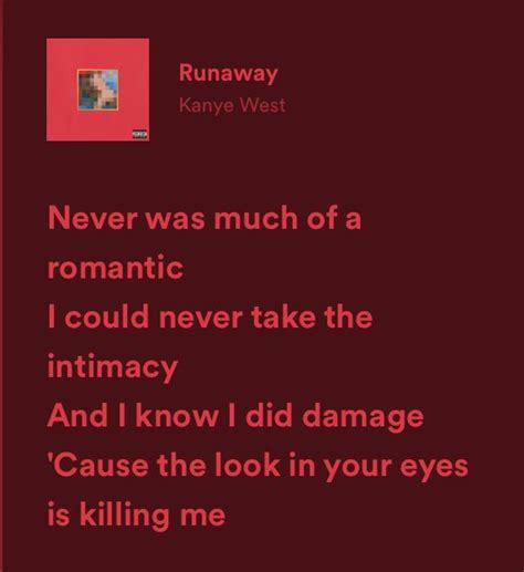 runaway kanye lyrics | Pretty lyrics, Kanye west lyrics, Note to self ...