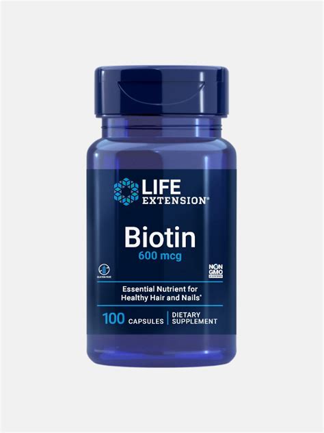 Biotin Mcg C Psulas Life Extension