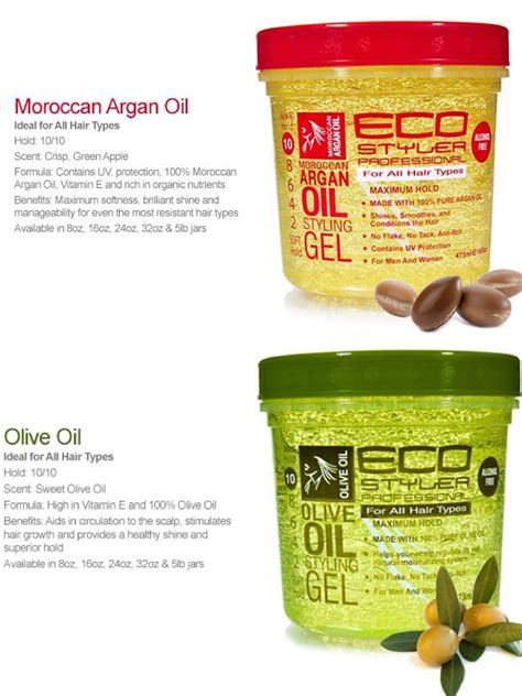 Eco Styler Moroccan Argan Oil Styling Gel Styling Products Textured