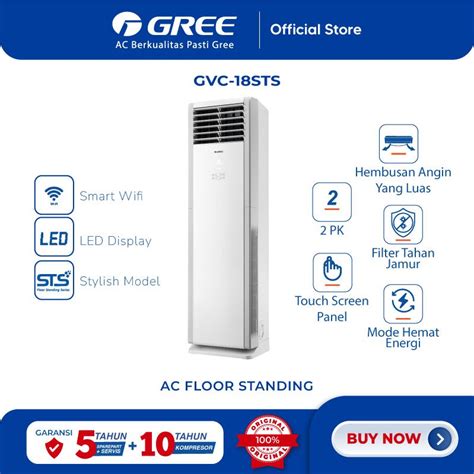 Jual Gree Ac Floor Standing Pk Non Inverter Dengan Smart Wifi Dan