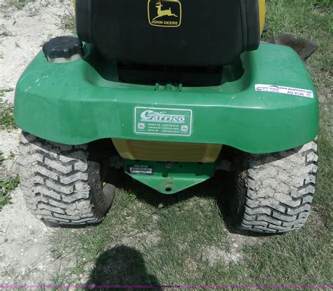 John Deere Lt166 Lawn Mower In Hays Ks Item Ad9126 Sold Purple Wave