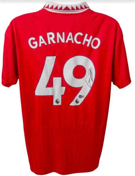 Alejandro Garnacho Signed Manchester United Jersey (Beckett) | Pristine Auction