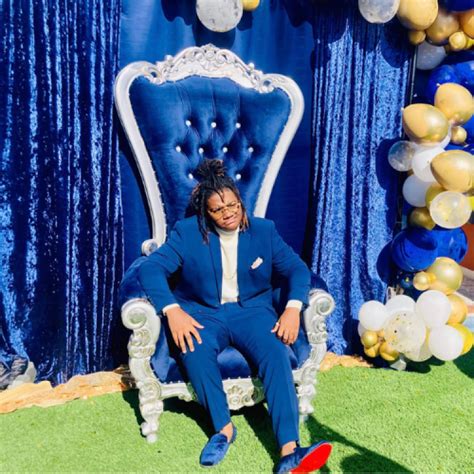 Silver And Blue Throne Chair LadyB Rental Torrance CA