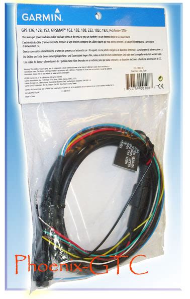 Garmin Oem Gpsmap 130 135 162 180 182 182c 192c Power Data Cable Bare Wires 753759001087 Ebay