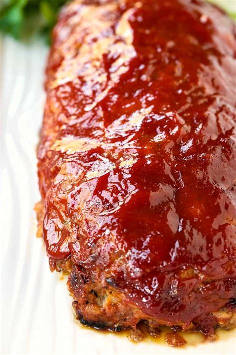 This Classic Meatloaf Recipe Is So Tender And Juicy And The Glaze On