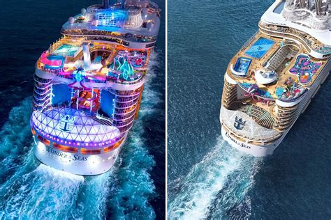 Utopia Of The Seas Vs Wonder Of The Seas Cruise Ships Royal