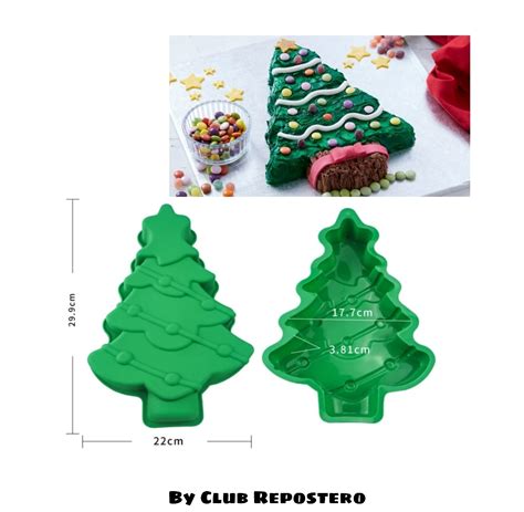 Molde silicona árbol navidad grande Club Repostero