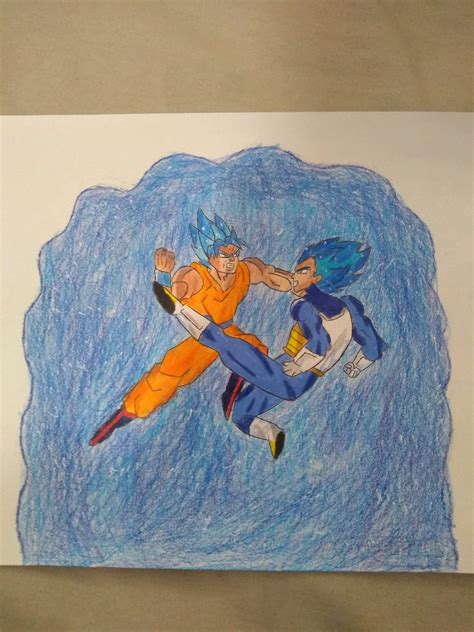 Vegeta Ssj Blue Vs Goku Ssj Blue Desenhistas Do Amino Amino