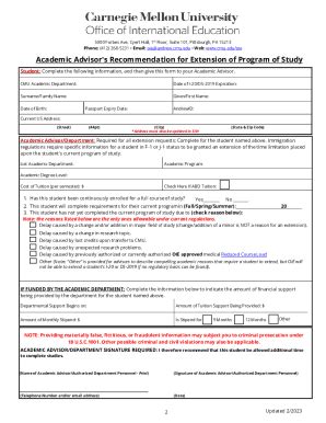 Fillable Online Cmu External Vendor Ssn Form Fax Email Print Pdffiller