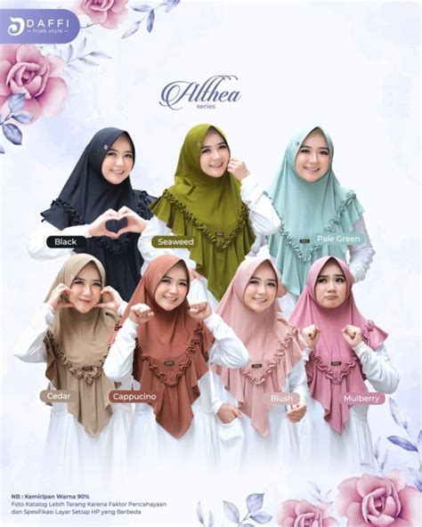 DAFFI HIJAB INSTAN SERIES ALTHEA JILBAB TERBARU Lazada Indonesia