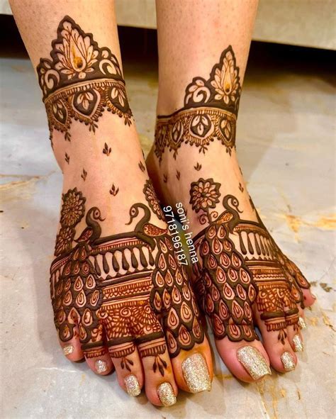 Pin By SANGAM By Rachna On Bridal Leg Mehendi Designs For Wedding