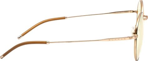 Gunnar Ellipse Gaming Glasses, Black/Gold Frame, Clear Lens Tint ...