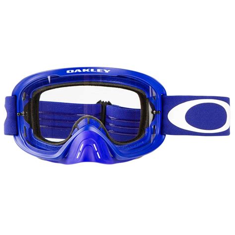 Oakley Masque O Frame Pro Mx Moto Bleu Transparent Anti Fog