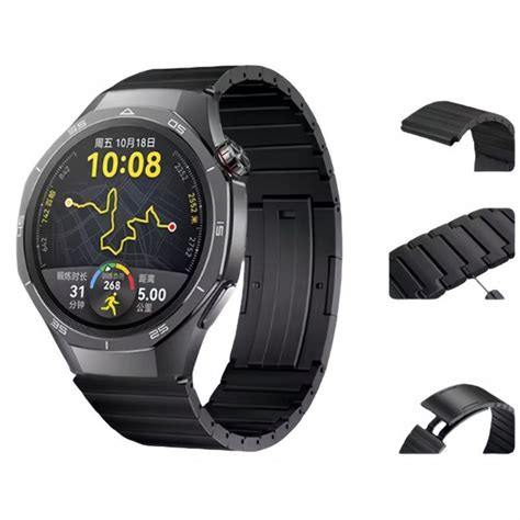 Складная пряжка титановый ремешок для HUAWEI Watch GT5 PRO 46MM GT 5 4 ...