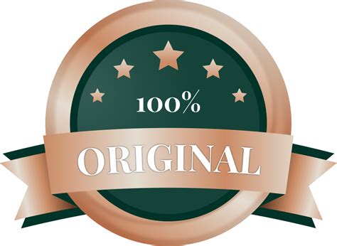 Free 100 Percent Original Product Badge Label 15741513 Png With