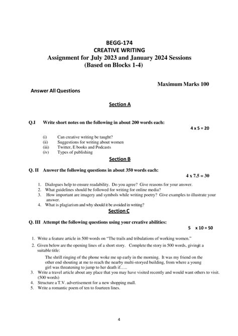 IGNOU BEGG 174 SOLVED ASSIGNMENT 2023 24 ENGLISH MEDIUM