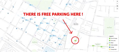 2023 Map of Free Parking in New Haven - SpotAngels