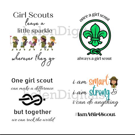 Girl Scout Svg Girl Scouts Svg Scout Sayings Svg Bundle Etsy Canada