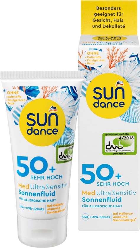 SUNDANCE MED Ultra Sensitive Sonnenfluid LSF50 50 Ml Dauerhaft