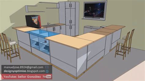 Dise O De Muebles En Sketchup Fotorrealismo Youtube