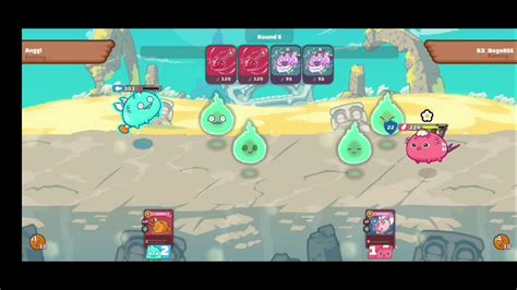 Axie Infinity Arena Gameplay Aqua Aqua Plant Vs Birds Beast Plant