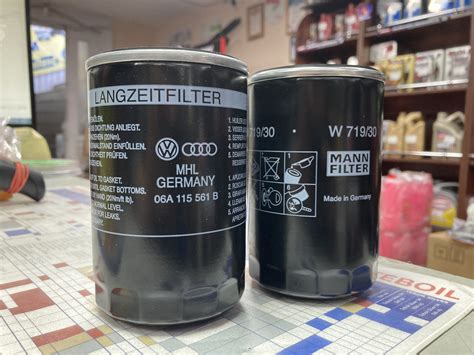Сравнение масляных фильтров VAG и MANN-FILTER — Volkswagen Golf Mk4, 1 ...