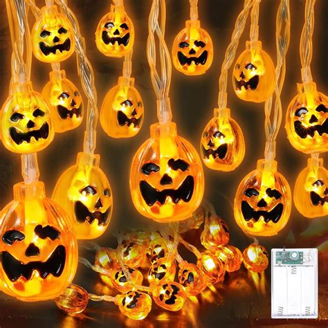 Fuansheng Guirlande Lumineuse Halloween M Led Guirlande Lumineuse