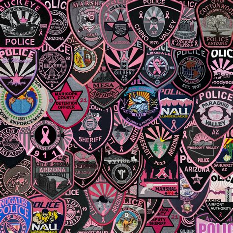 Arizona Police Patch Reference Guide — Arizona Pink Patch Project Gallery