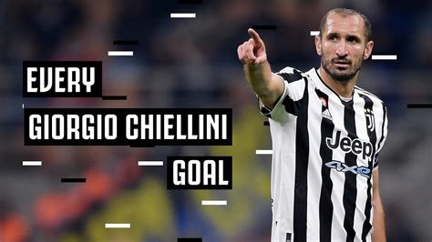 17 Years Of Giorgio Chiellini Goals ⚽ Juventus Youtube