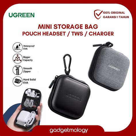 Jual Ugreen Pouch Storage Headset Earphone Hard Case Eva Waterproof