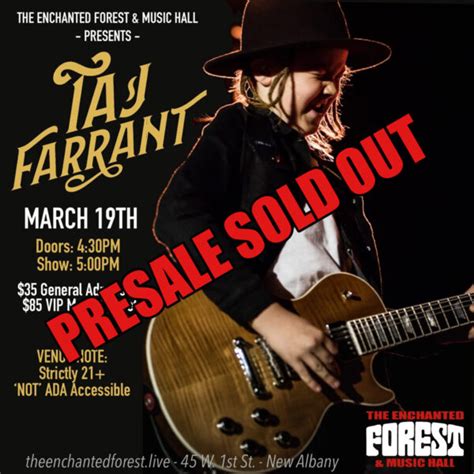 Taj Farrant The Enchanted Forest Music Hall