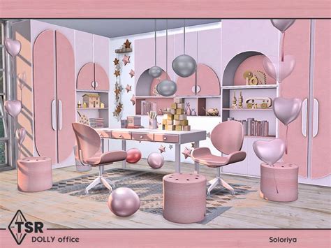 Soloriya S Dolly Office Muebles Sims Cc Dise O De Dormitorio De