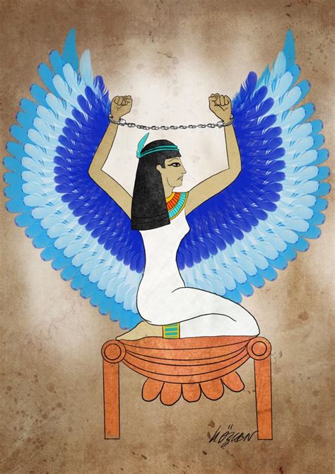 MAAT-Ancient Egyptian Goddess of Justice | Cartoon Movement