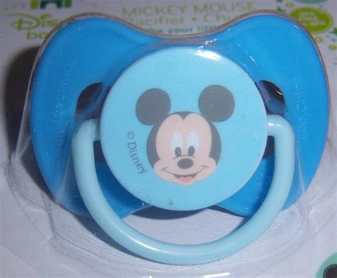 Disney Mickey Mouse Minnie Mouse Or Pluto Pacifier Ebay