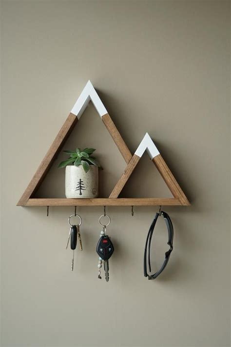 Beautiful Key Stand Ideas/ Key Chain Holder Wall Decor | Wooden wall decor, Key holder diy, Wall ...