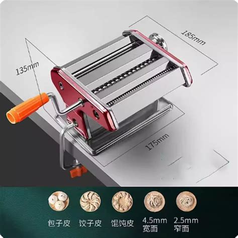 Adjustable Stainless Steel Manual Pasta Maker Machine For Cutting Fresh